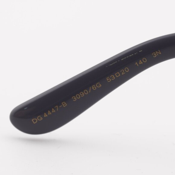 Dolce & Gabbana DG4447B 30906G Sunglasses Grey Rectangle Frame, Grey Lenses - Picture 6 of 10